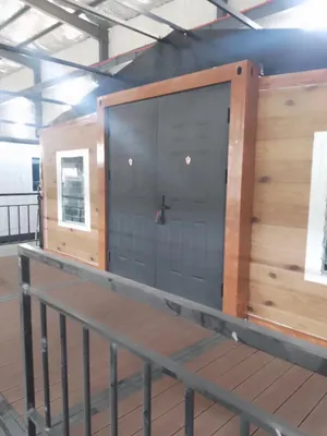 Prefab Movable Folding Container House with Bedroom and Bathroom