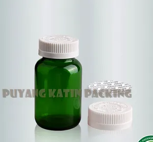 Green Boston Glass Bottle with Dropper for Essential Oil Pack