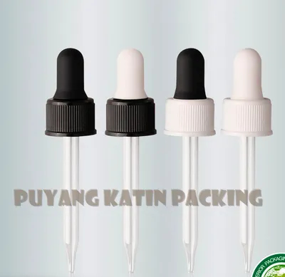 Dropper Bottle with DIN18 Cap and Bulb for Essential Oil Pack